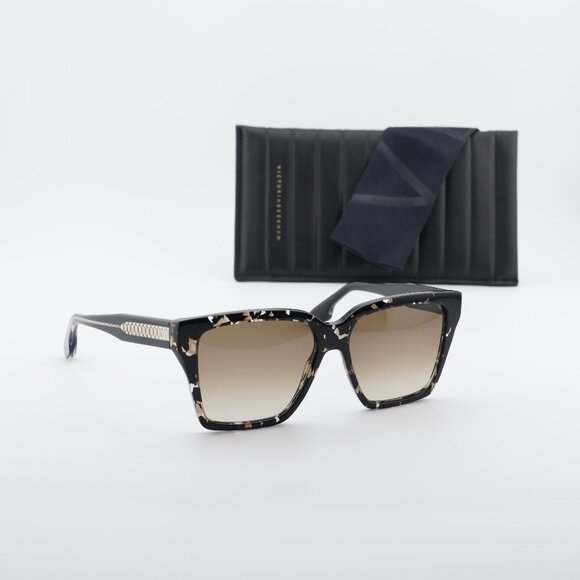 Victoria Beckham VB672S 010 Square Sunglasses – Havana/Smoke main image 4
